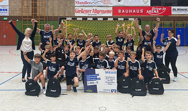 Rucksäcke für die E-Jugend der JSG Heuchelheim/Bieber 